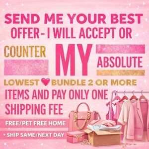 DONT LIKE THE PRICE? 💖 EVERYTHING MUST GO — I ACCEPT ALL OFFERS!